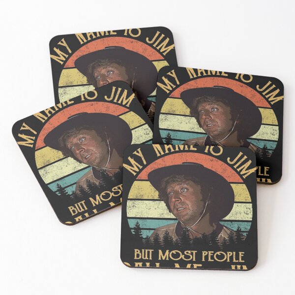 Item preview, Blazing Saddles Lovers Movie Gift My Name is Jim But Most People Call Me Jim designed and sold by Tahrah-Retro.