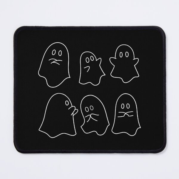 Item preview, Cute White Line Ghost Character Set designed and sold by ubborn.