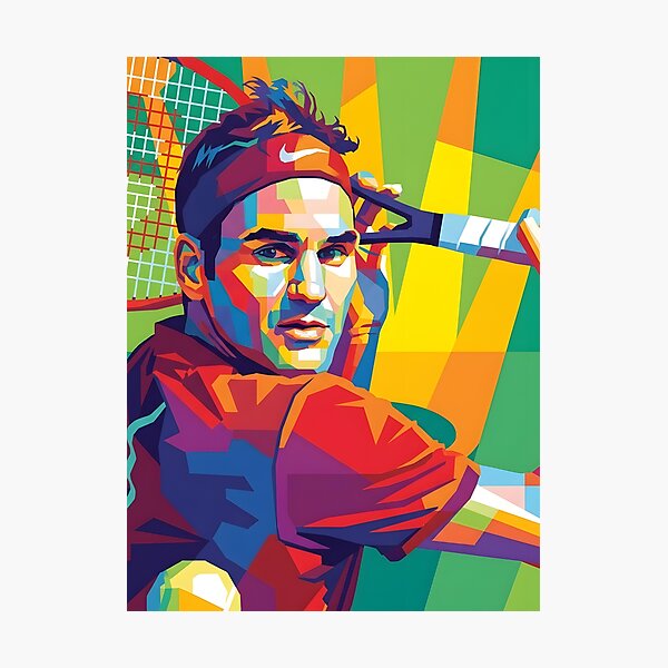 Item preview, Roger federer pop art designed and sold by Zamziri.