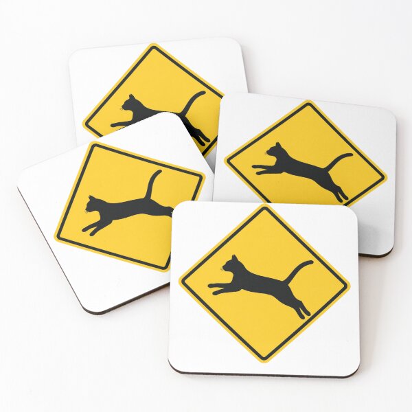 Item preview, Cat Crossing Japanese Road Sign | Japan Warning Sign | Japanese Design designed and sold by JapanMemoir.