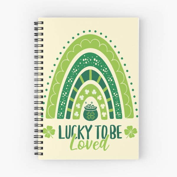 Item preview, Lucky To Be Loved, St. Patrick’s Day, Irish Romance, Shamrock Love, Rainbow of Luck designed and sold by TeeVerse27.