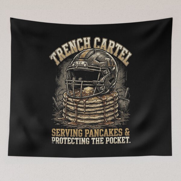 Item preview, Trench Cartel Serving Pancakes Protecting the Pocket Offensive Line Pride Art designed and sold by Luminari Creations.