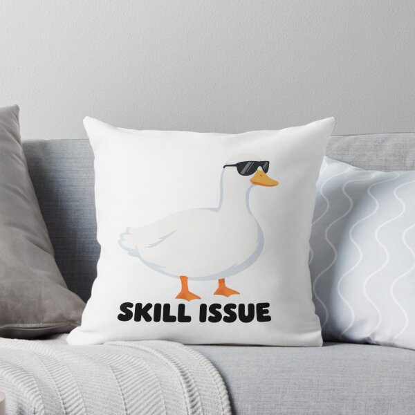 Item preview, Skill Issue Duck Meme Sticker designed and sold by EgoSovereign.
