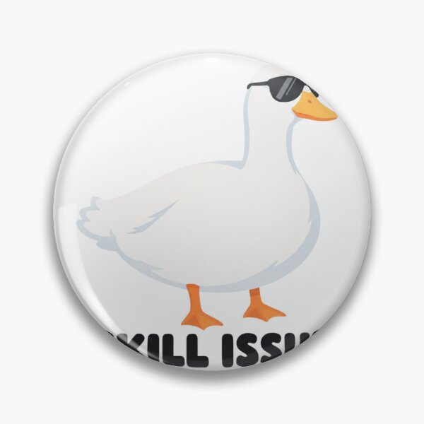 Item preview, Skill Issue Duck Meme Sticker designed and sold by EgoSovereign.