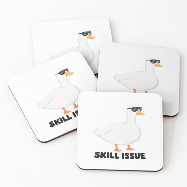 Item preview, Skill Issue Duck Meme Sticker designed and sold by EgoSovereign.