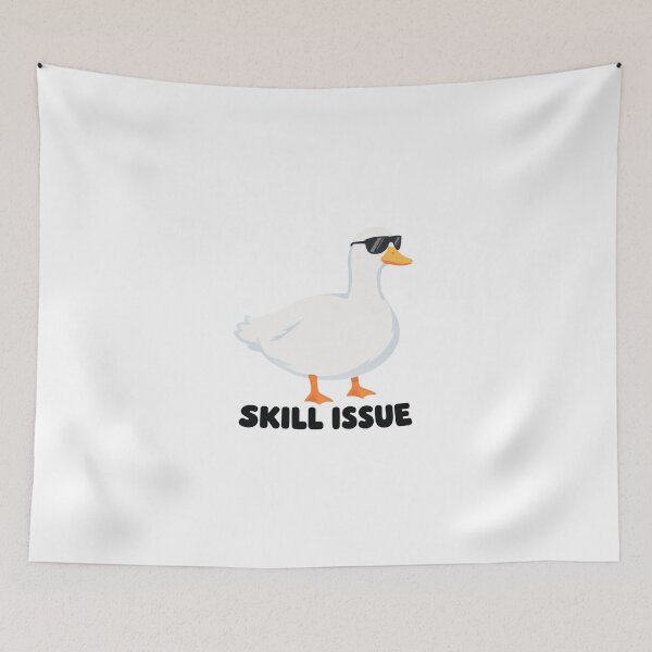Item preview, Skill Issue Duck Meme Sticker designed and sold by EgoSovereign.
