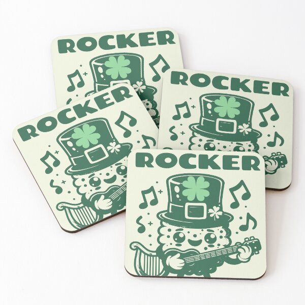 Item preview, Lucky Rocker, St. Patrick’s Day, Irish Music, Shamrock Leprechaun, Lucky Guitar Player designed and sold by TeeVerse27.