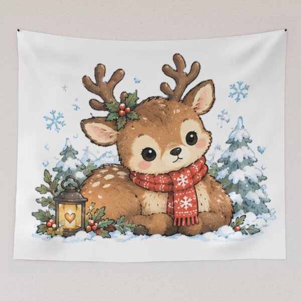 Item preview, Cute Winter Reindeer designed and sold by MellowMunchkins.