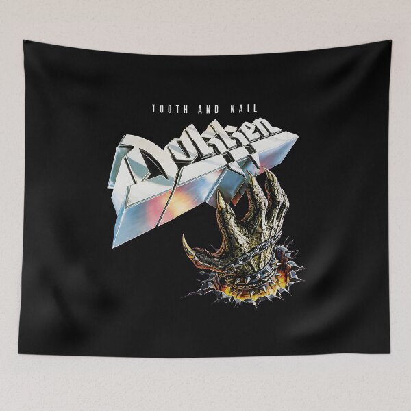 Item preview, Dokkenss Metalss Clawss Flamess Logos designed and sold by Thelovesomedove.