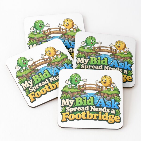 Item preview, My Bid Ask Spread Needs a Footbridge Comic Art designed and sold by Bikivuno.