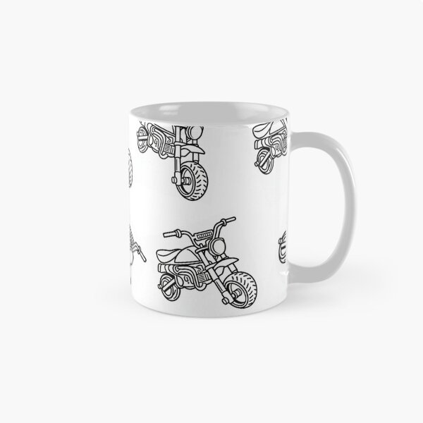 Item preview, Hand drawn moped design designed and sold by BiteMyLine.