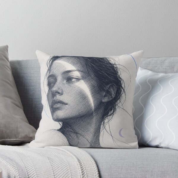 Item preview, Eclipse — Ink portrait and crescent of light designed and sold by Lazenco.