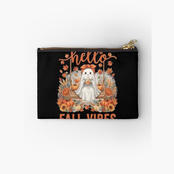 Item preview, Hello Fall Vibes Ghost with Pumpkins and Sunflowers designed and sold by Zizo-DR44.