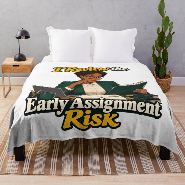 Item preview, Early Assignment Risk Review Anime Trader Art designed and sold by Bikivuno.