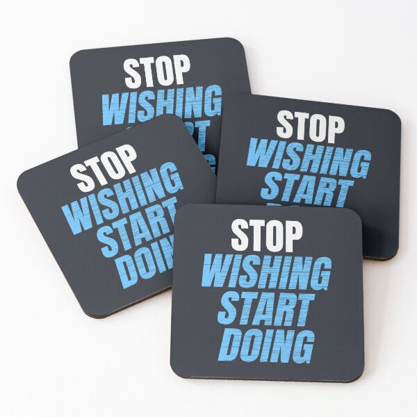 Item preview, Stop Wishing Start Doing Motivational Quote designed and sold by Mrali9914.