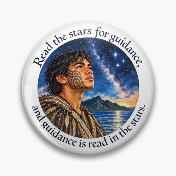 Item preview,   	 Polynesian Leadership Proverb - Read the stars for guidance | Pacific Art designed and sold by ShakaLife.org.