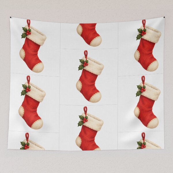 Item preview, Merry Christmas sock designed and sold by RobertMartinArt.