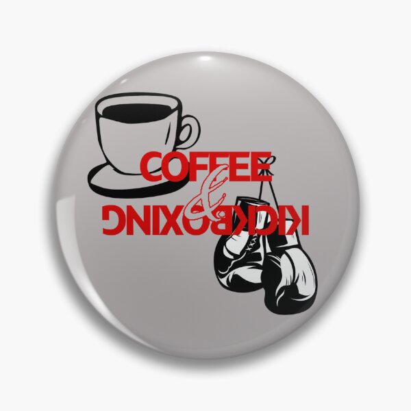 Artikelvorschau, Kaffee und Kickboxen, Boxhandschuhe, Fitnessstudio-Humor entworfen und verkauft von PodunkClothing.