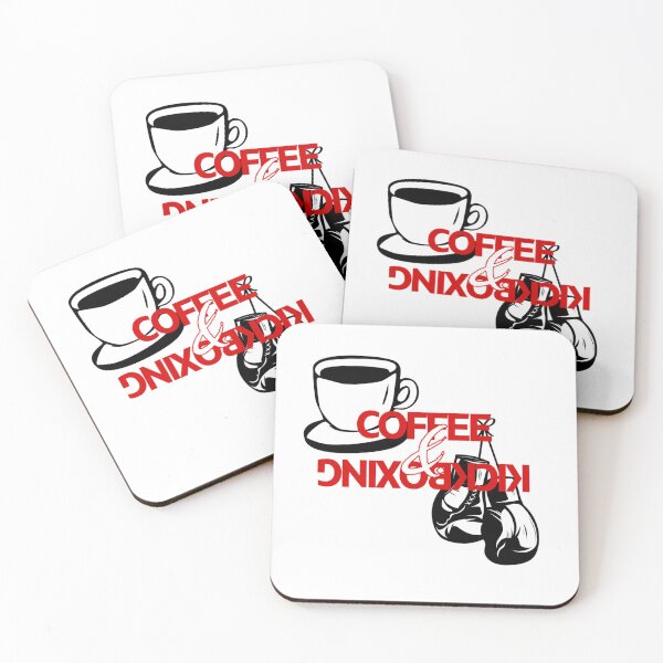 Item preview, Coffee and Kickboxing Boxing Gloves Gym Humor designed and sold by PodunkClothing.