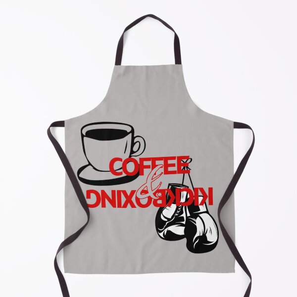 Item preview, Café y kickboxing Guantes de boxeo Humor de gimnasio designed and sold by PodunkClothing.