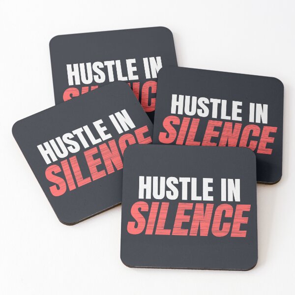 Item preview, Hustle In Silence Motivational Quote designed and sold by Mrali9914.