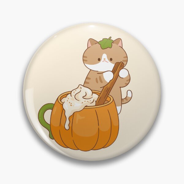 Item preview, Cat with Pumpkin Latte designed and sold by salposi.