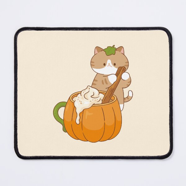 Item preview, Cat with Pumpkin Latte designed and sold by salposi.