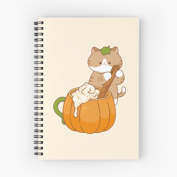 Item preview, Cat with Pumpkin Latte designed and sold by salposi.