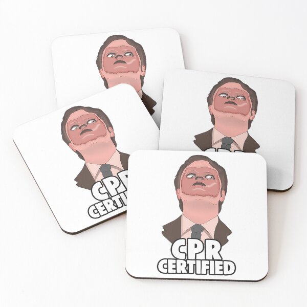 Item preview, The Office Us Stickerthe Office Memes_ Dwight Cpr Certified Sticker designed and sold by harlotoreldela.