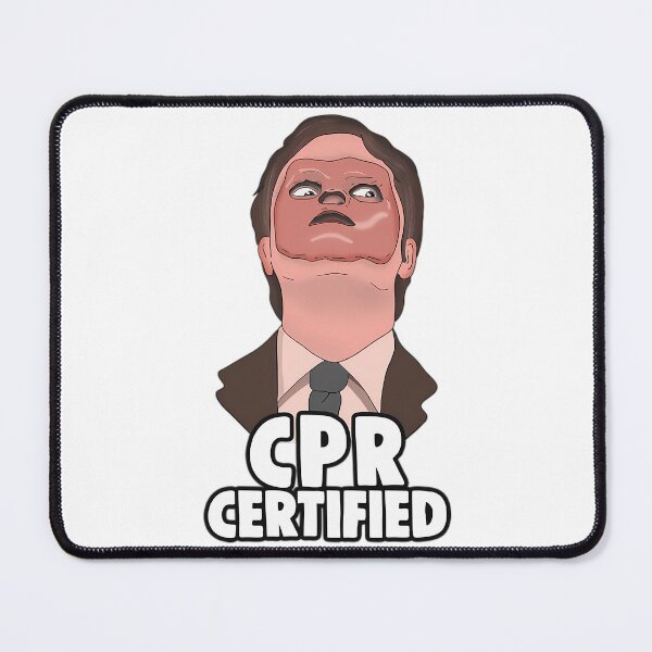 Item preview, The Office Us Stickerthe Office Memes_ Dwight Cpr Certified Sticker designed and sold by harlotoreldela.