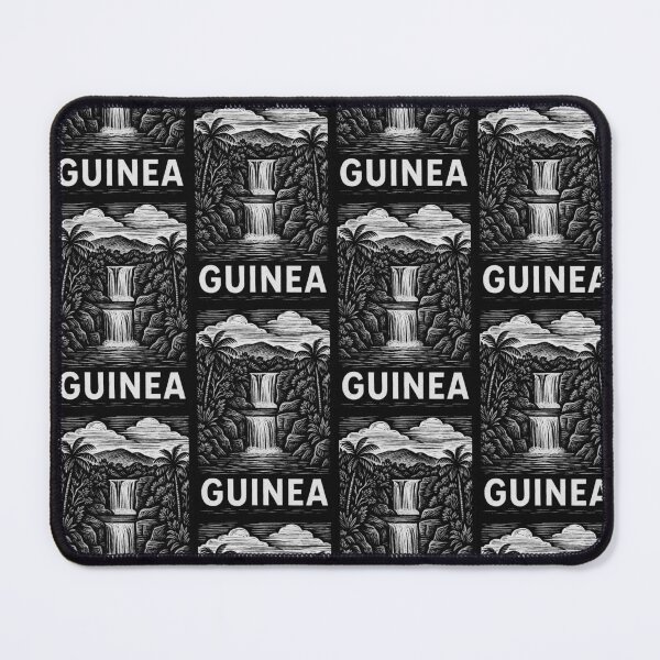 Item preview, Guinea Linocut Style  designed and sold by Thistle-TShop.