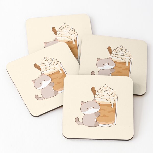 Item preview, Cat with Pumpkin Latte designed and sold by salposi.
