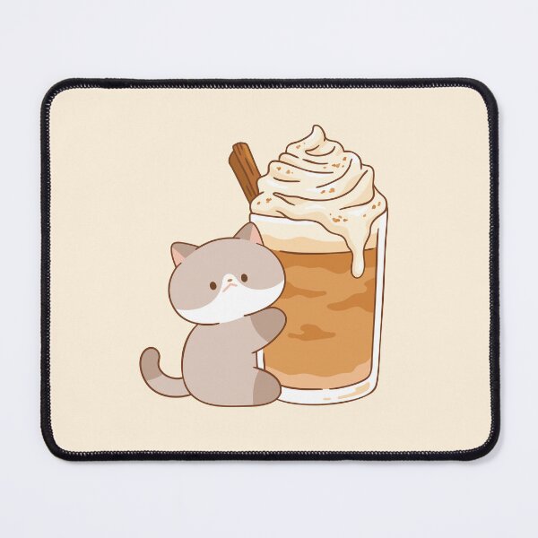 Item preview, Cat with Pumpkin Latte designed and sold by salposi.
