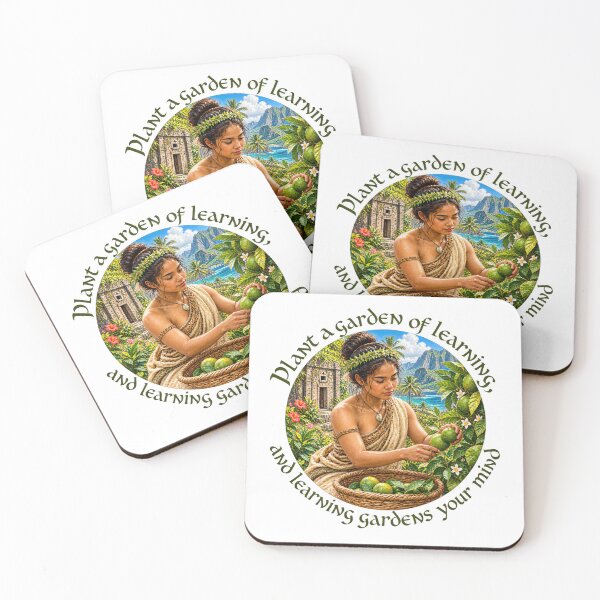 Item preview,  Polynesian Education Proverb - Plant a garden of learning | Pacific Art designed and sold by ShakaLife.org.