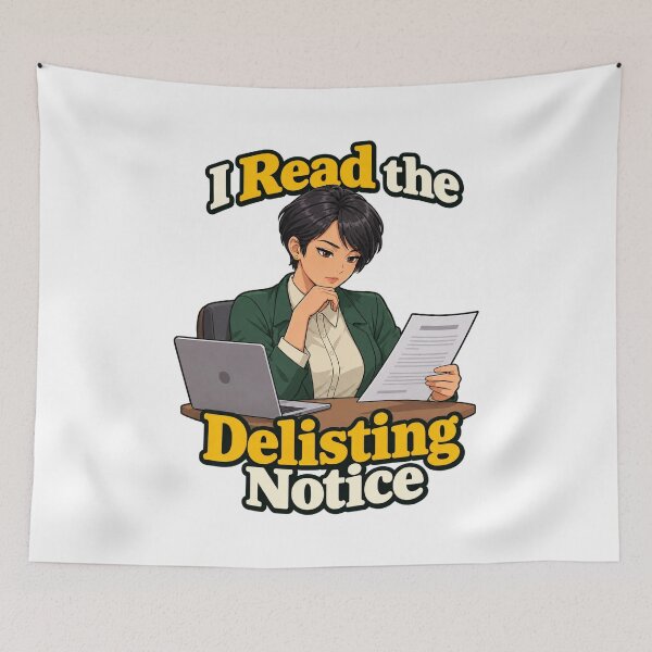 Item preview, Delisting Notice Reading Anime Trader Artwork designed and sold by Bikivuno.