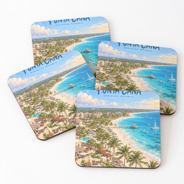 Item preview, Punta Cana Painterly Caribbean Coastal Impression designed and sold by MichaeIRellov.