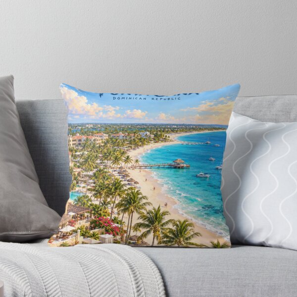 Item preview, Punta Cana Painterly Caribbean Coastal Impression designed and sold by MichaeIRellov.