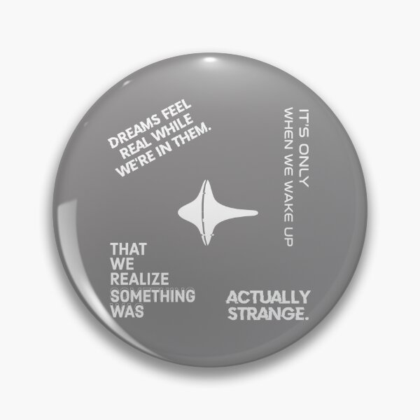 Item preview, Inception Quote Dreams Feel Real Totem-72 designed and sold by StefanWimmer.