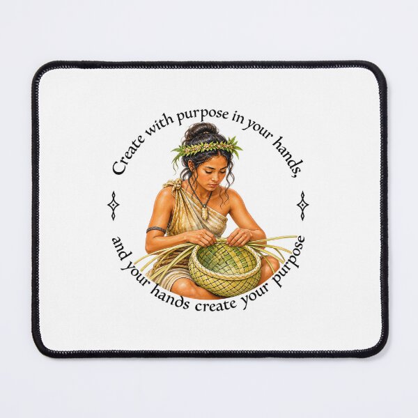 Item preview,   	 Polynesian Purpose Proverb - Create with purpose in your hands | Pacific Art designed and sold by ShakaLife.org.