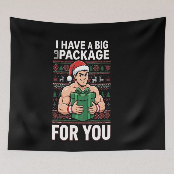 Item preview, Barry W00dz Meme Big Package Christmas Sweater designed and sold by redderkunziee.