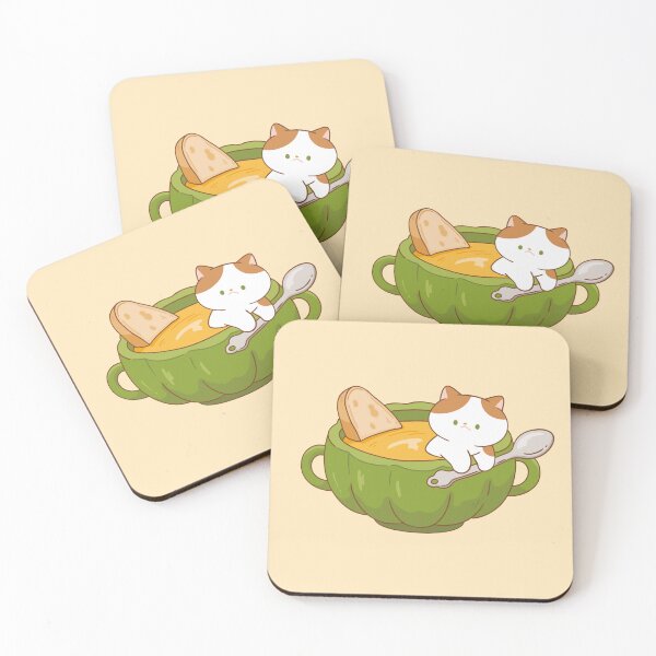 Item preview, Cat with Pumpkin Soup designed and sold by salposi.