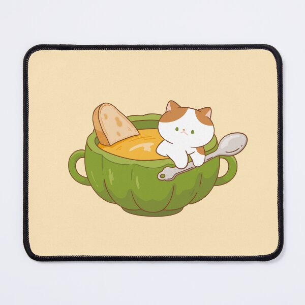 Item preview, Cat with Pumpkin Soup designed and sold by salposi.