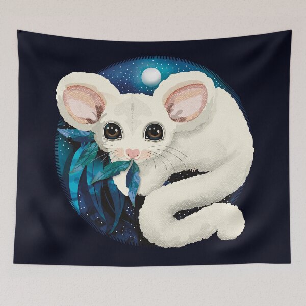 Item preview, Cute White Greater Glider Australian Marsupial  designed and sold by Karin Taylor.