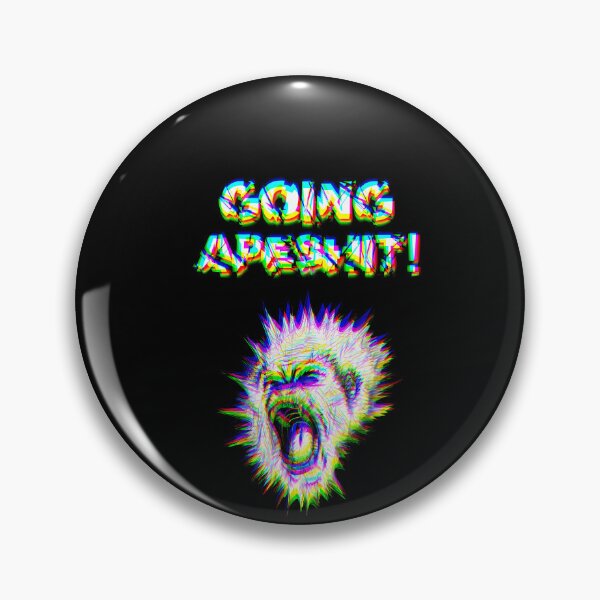 Item preview, Glitch Effect Screaming Primate designed and sold by Sweet---Peaches.
