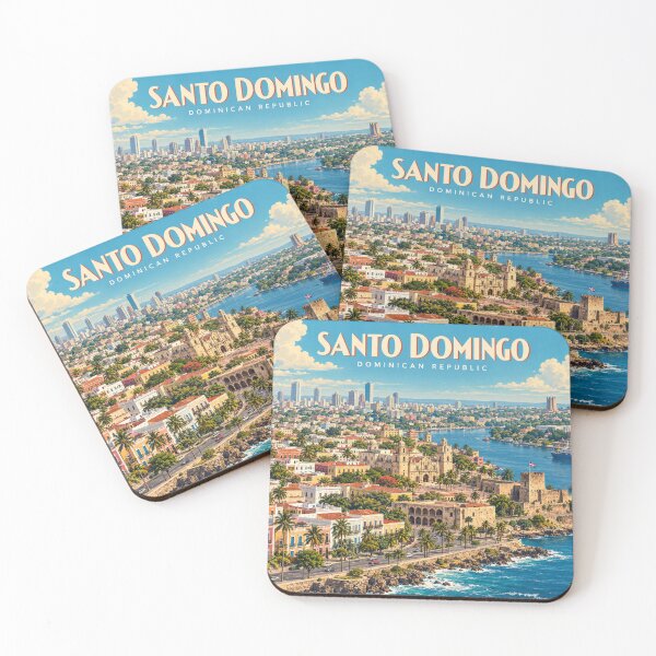 Item preview, Santo Domingo Vintage Dominican City Art designed and sold by MichaeIRellov.