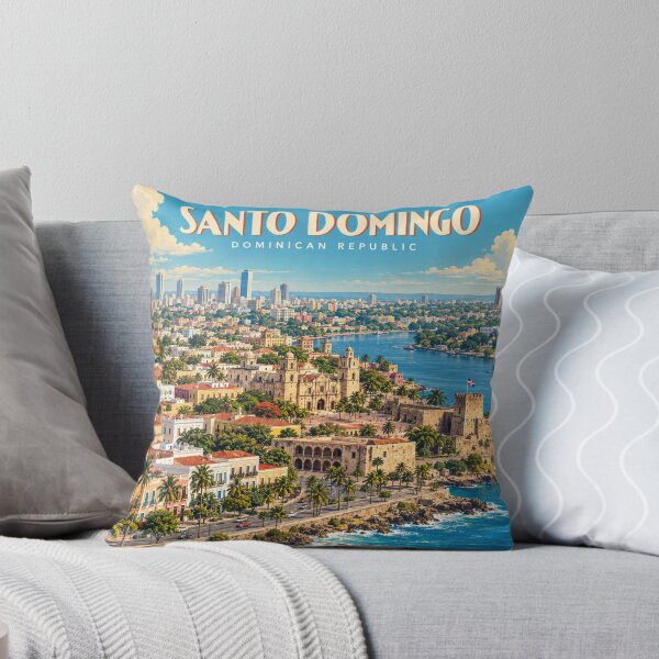 Item preview, Santo Domingo Vintage Dominican City Art designed and sold by MichaeIRellov.