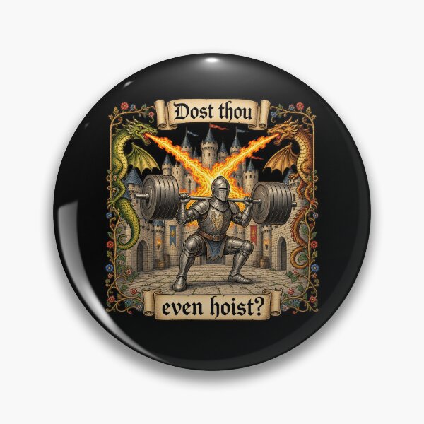 Item preview, Dost Thou Even Hoist Medieval Gym Humor designed and sold by ABD998.