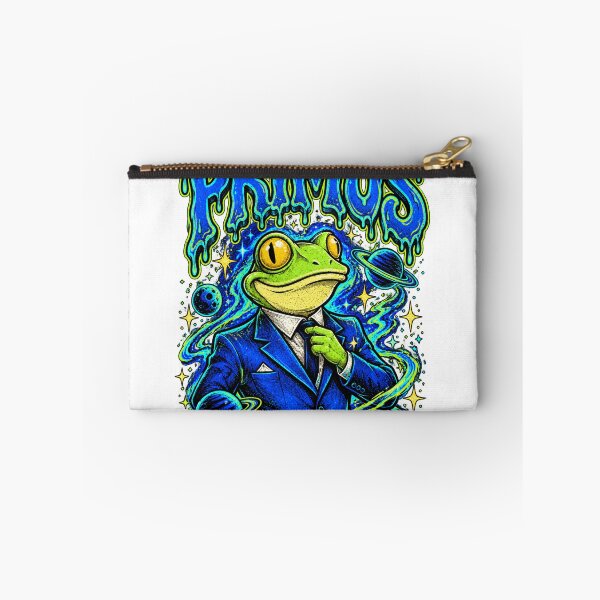 Item preview, Psychedelic Cosmic Space Frog In Suit Dripping Slime Graphic designed and sold by SadieGreenfe.