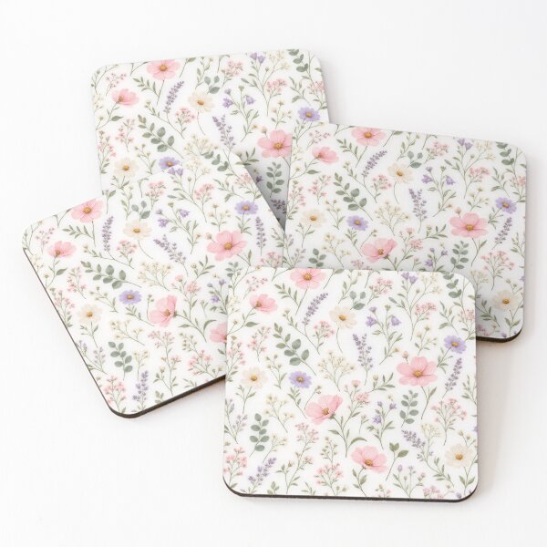 Item preview, Delicate Watercolor Wildflower Floral Cottagecore Seamless Pattern designed and sold by Shivora Studio.