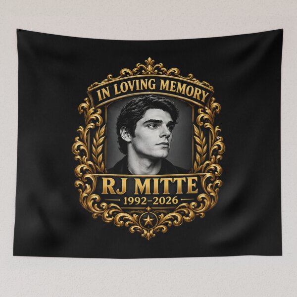 Item preview, RJ Mitte Breaking Bad Memorial 1992-2026 designed and sold by BartholomewAsh.